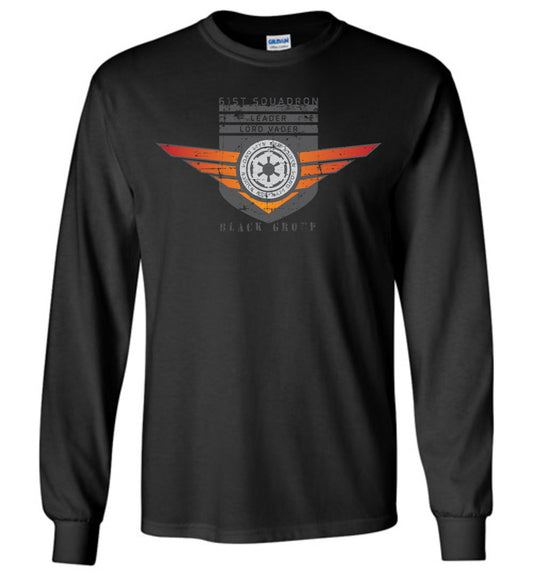 Star Wars inspired "Imperial 61st Squadron: Black Group" Flight Shirt