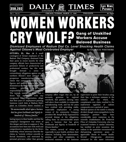 These Shining Lives - Newspaper Mastheads