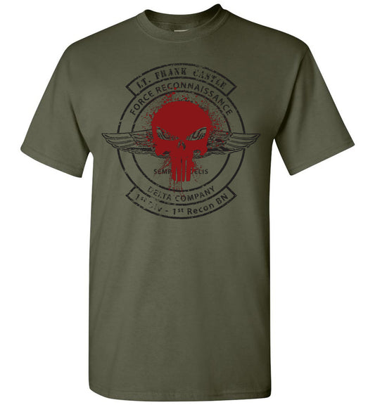 Punisher Inspired - Lt. Frank Castle Force Recon Shirt