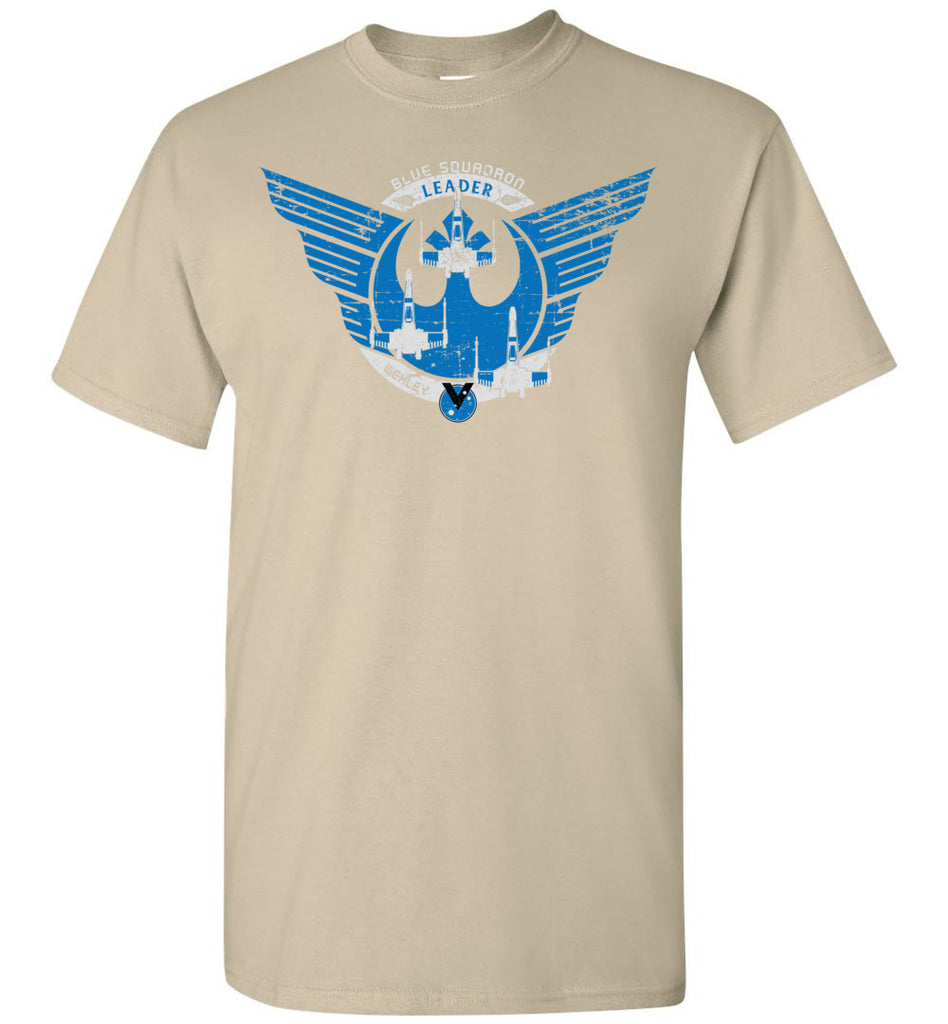 Star Wars Inspired: Blue Squadron - Blue Leader Crew Flight Shirt