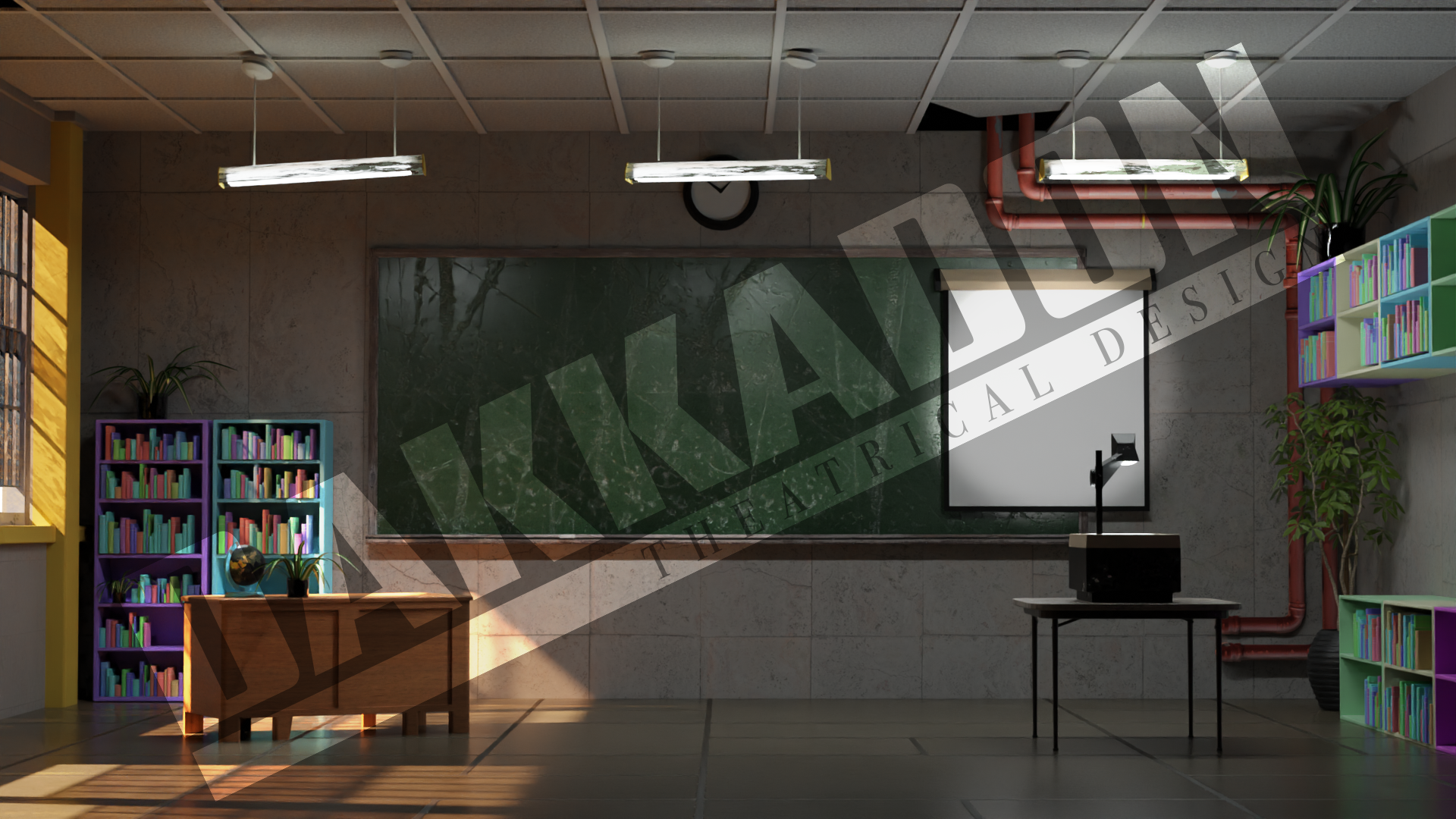 Classroom / Chalkboard Projections