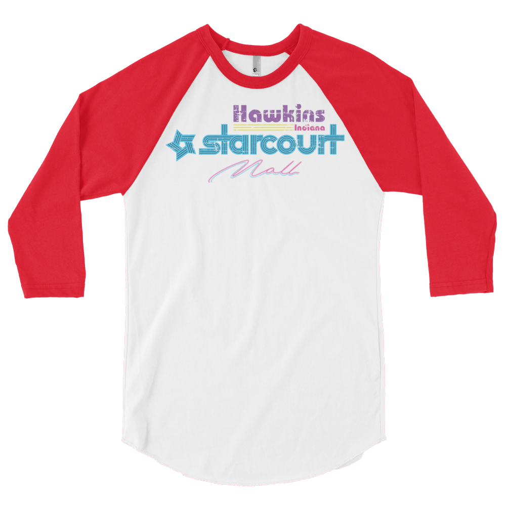 STARCOURT MALL 3/4 sleeve raglan shirt