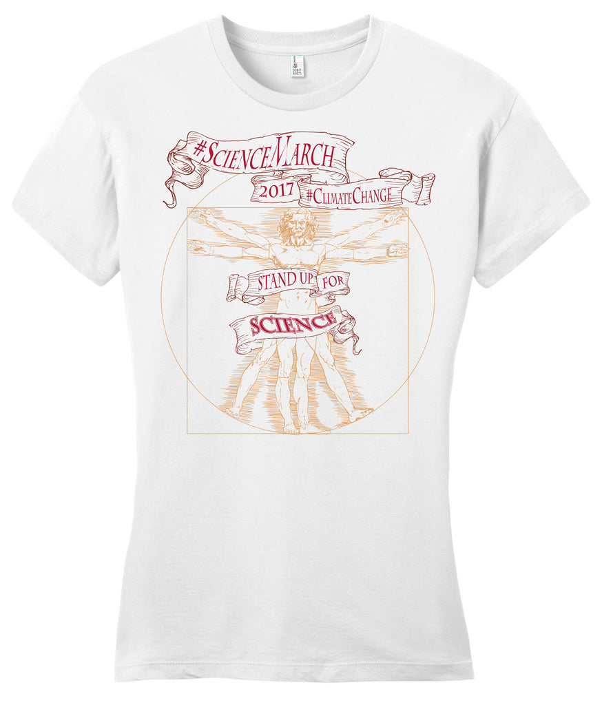 Stand up for science - Womens cut shirt
